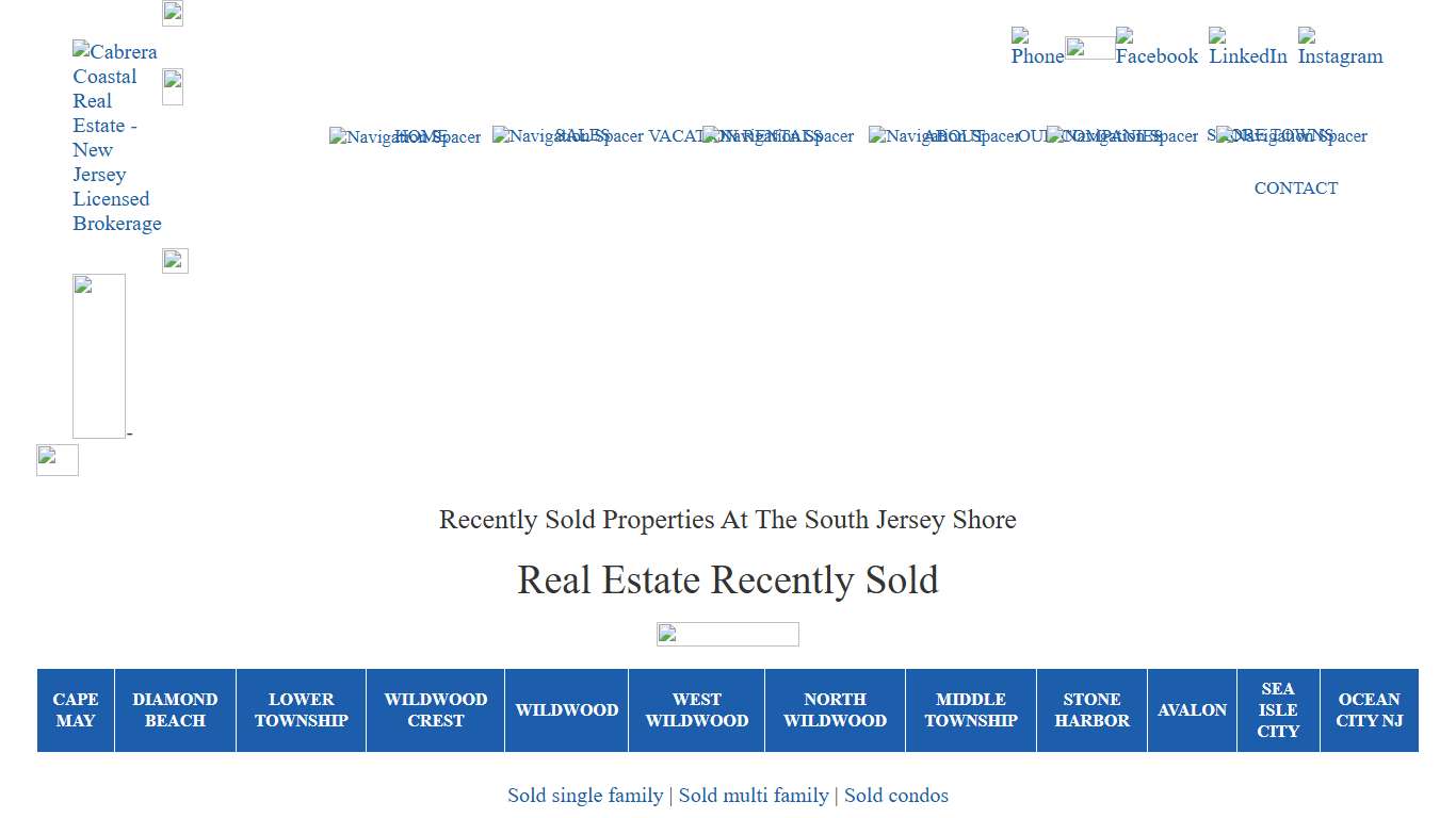 Recently Sold Properties South Jersey Shore Cabrera Coastal Real Estate